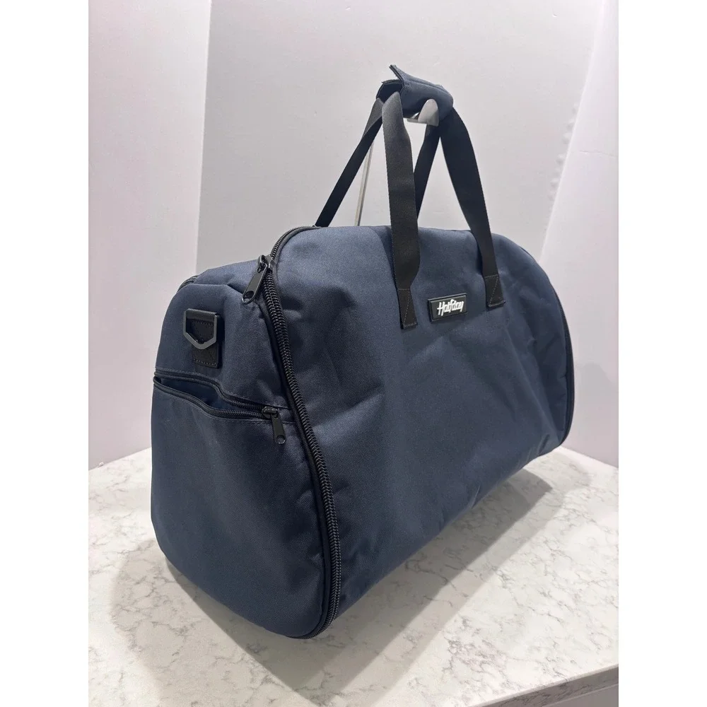 Halfday Travel Garment Duffel Bag Navy Blue 2-in-1 Weekender‎ Suit Bag